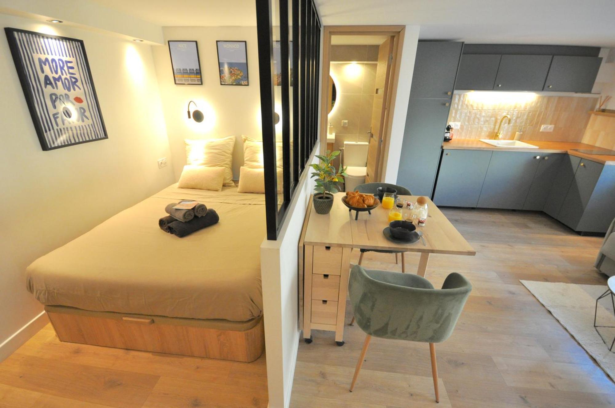 Appartement Gp F1 Monaco - - 4 Persons - Hypercenter - Private Parking - Full Renovated - Clim - Fast Wifi - Carre Or - & Sun Menton