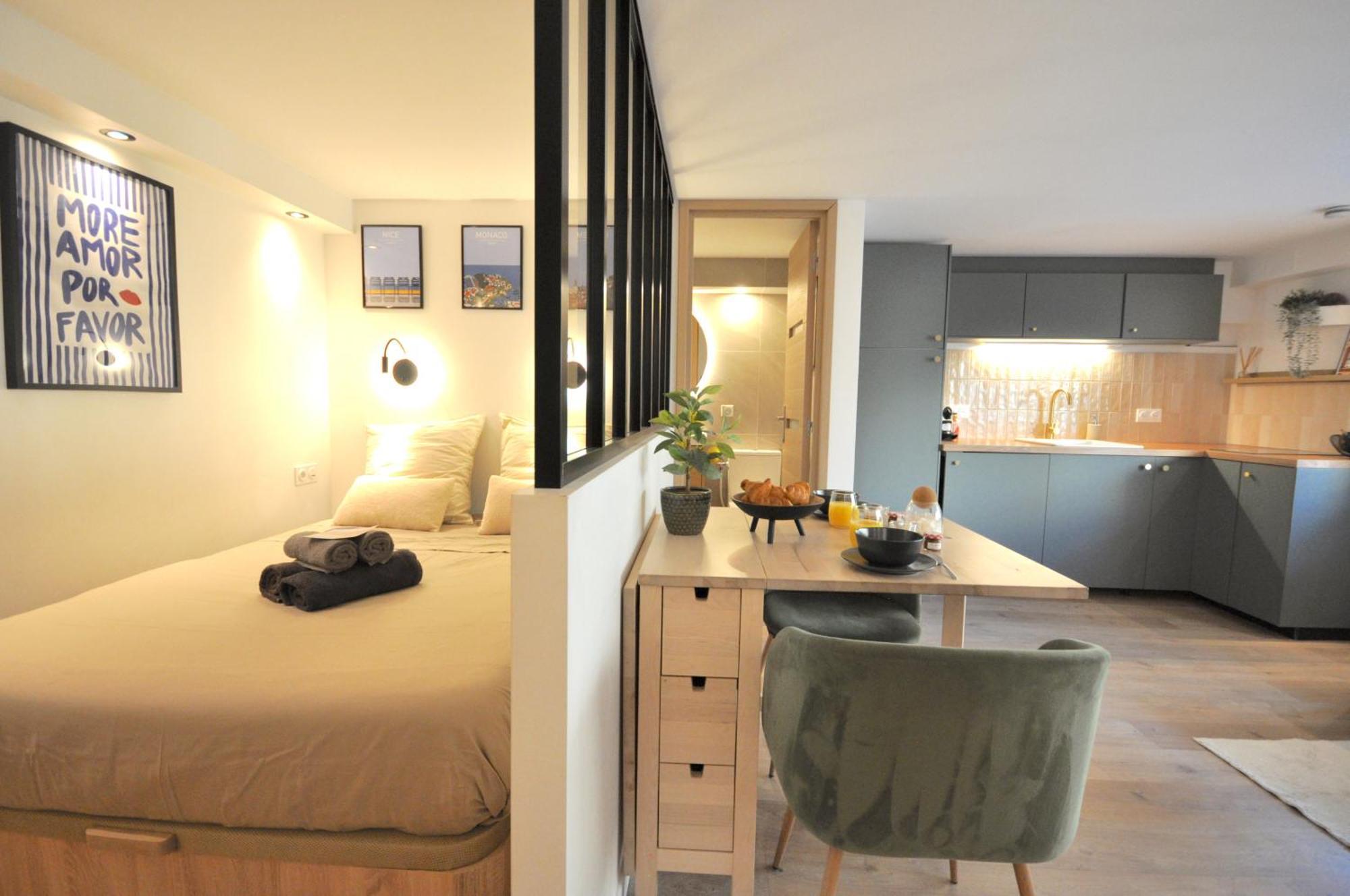 Appartement Gp F1 Monaco - - 4 Persons - Hypercenter - Private Parking - Full Renovated - Clim - Fast Wifi - Carre Or - & Sun