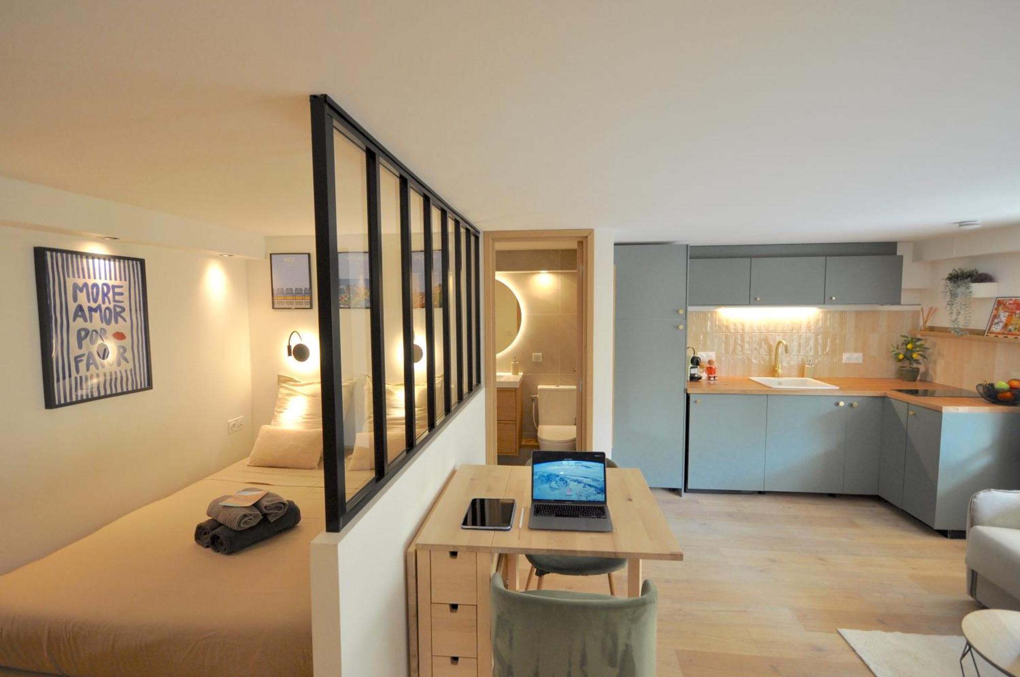 Gp F1 Monaco - - 4 Persons - Hypercenter - Private Parking - Full Renovated - Clim - Fast Wifi - Carre Or - & Sun Appartement Menton